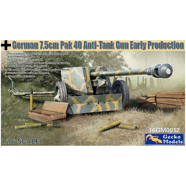 German 7.5cm Pak 40 Anti-Tank Gun (Early Production)