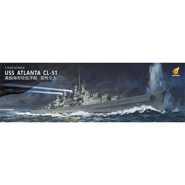 USS Atlanta Standard Version w/Etch Parts